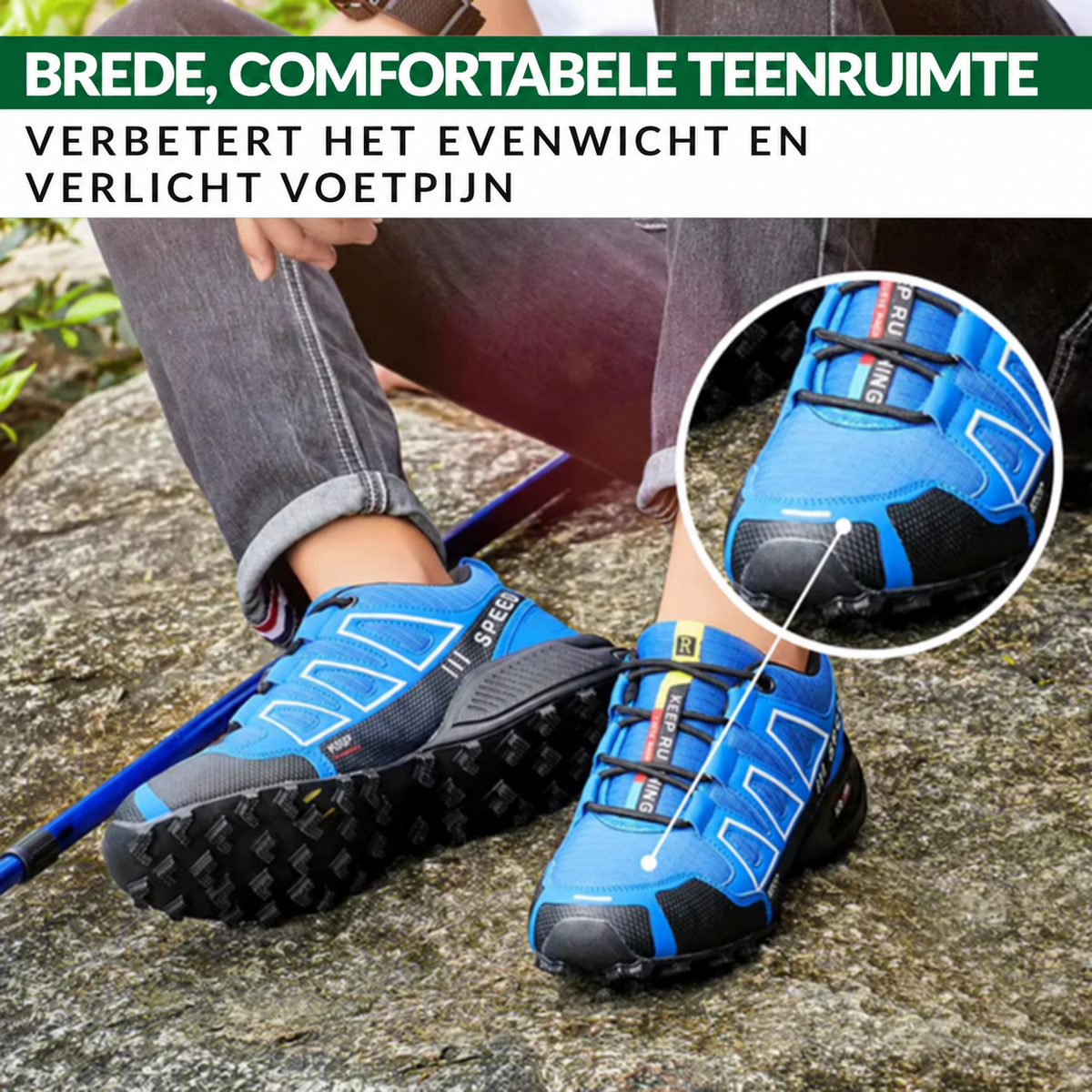 Roos | Ergonomische Comfort-Wandelschoen – Stevige grip en alledaags comfort