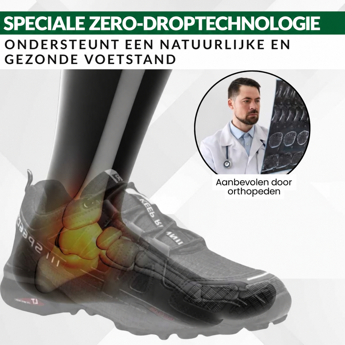 Roos | Ergonomische Comfort-Wandelschoen – Stevige grip en alledaags comfort