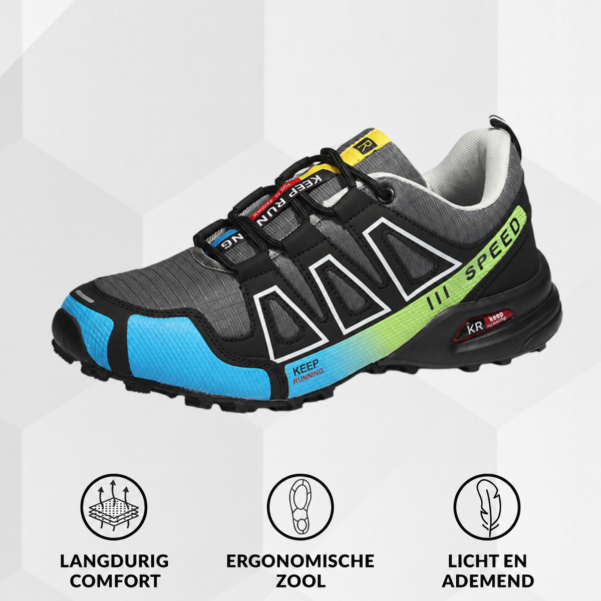 Roos | Ergonomische Comfort-Wandelschoen – Stevige grip en alledaags comfort