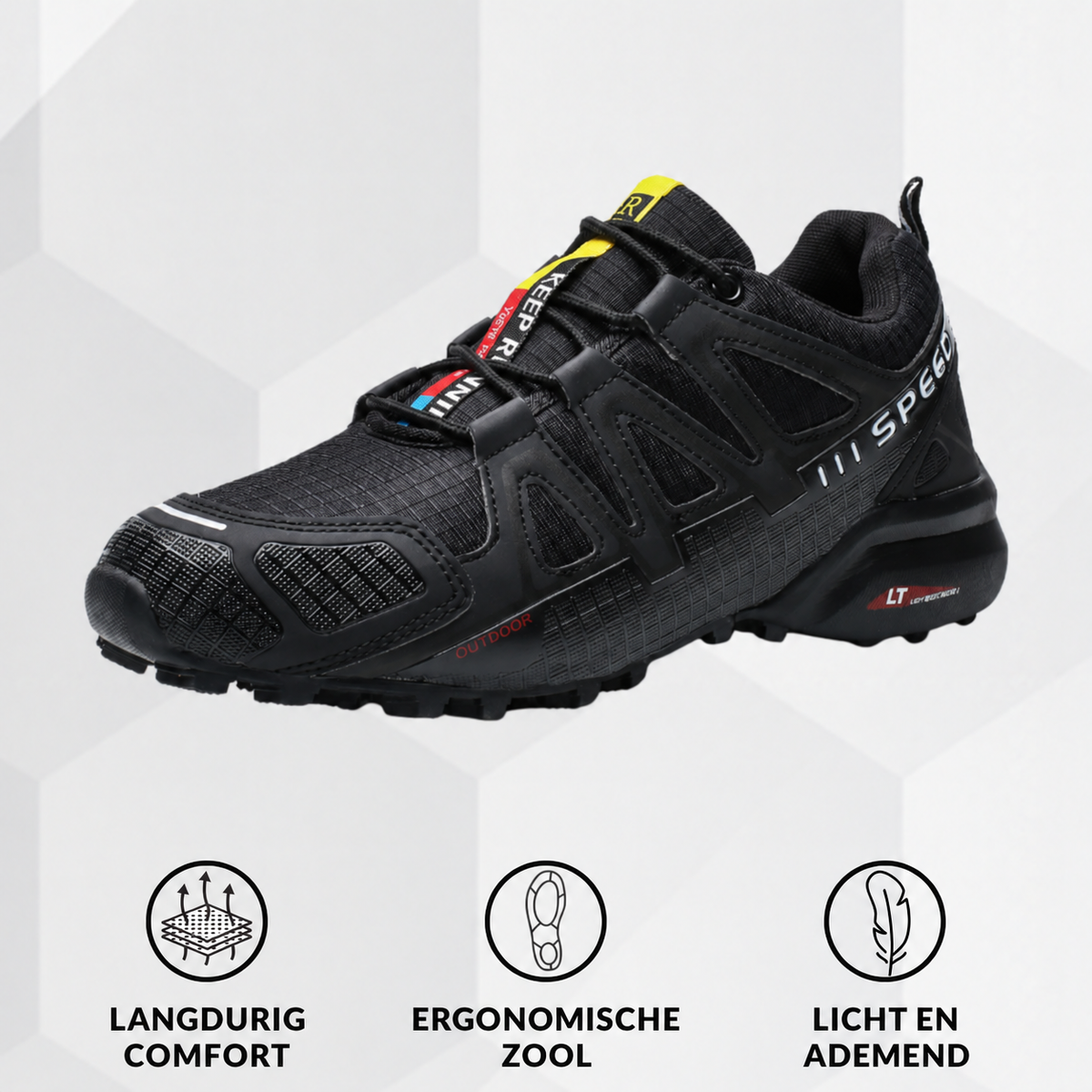 Roos | Ergonomische Comfort-Wandelschoen – Stevige grip en alledaags comfort