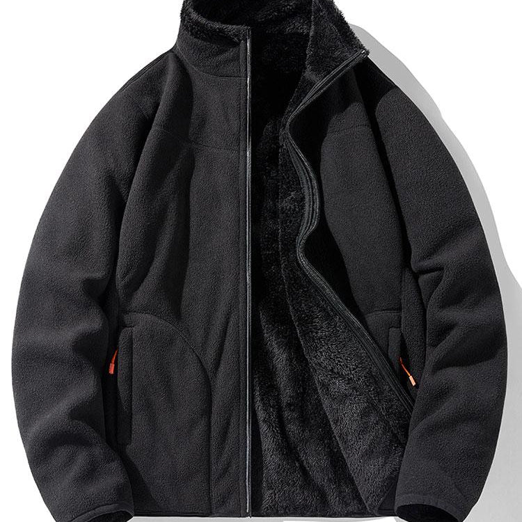 Roy | Omkeerbare teddyfleece jas