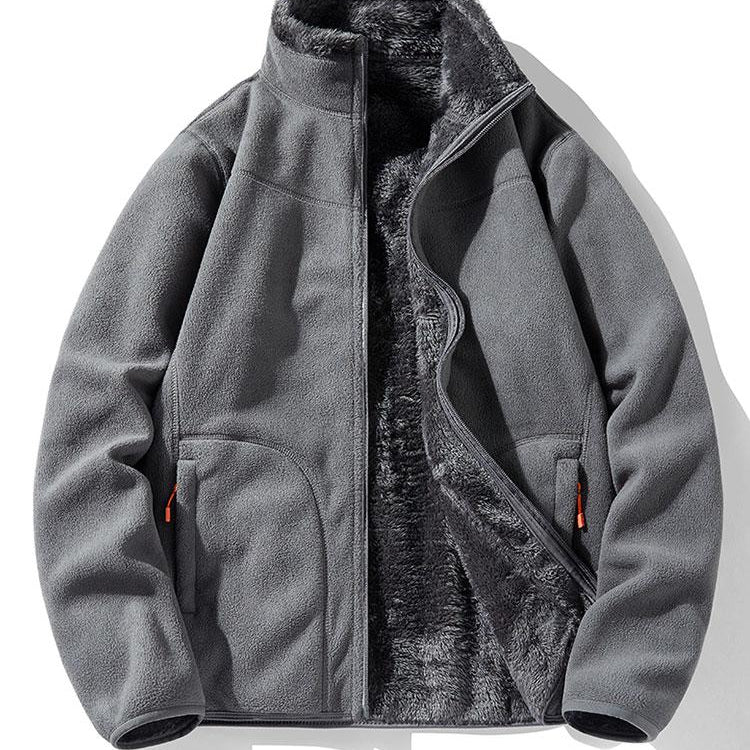 Roy | Omkeerbare teddyfleece jas