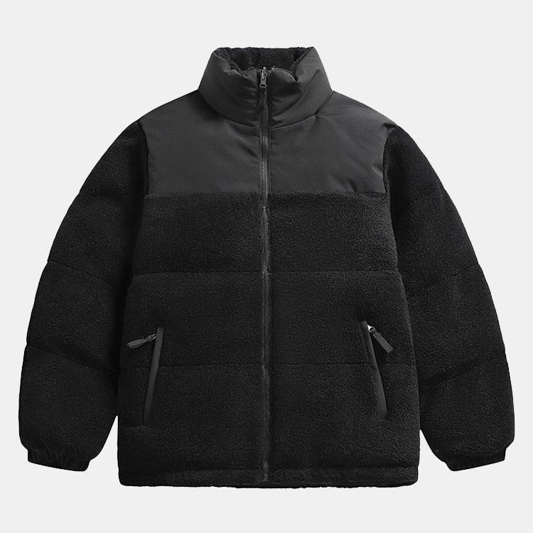 Ruben | Omkeerbare teddy puffer jas