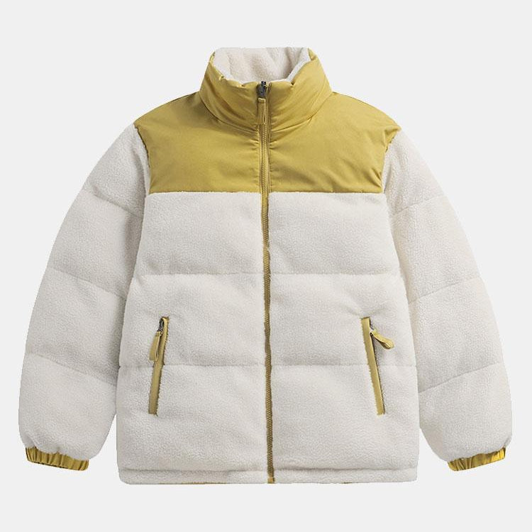 Ruben | Omkeerbare teddy puffer jas