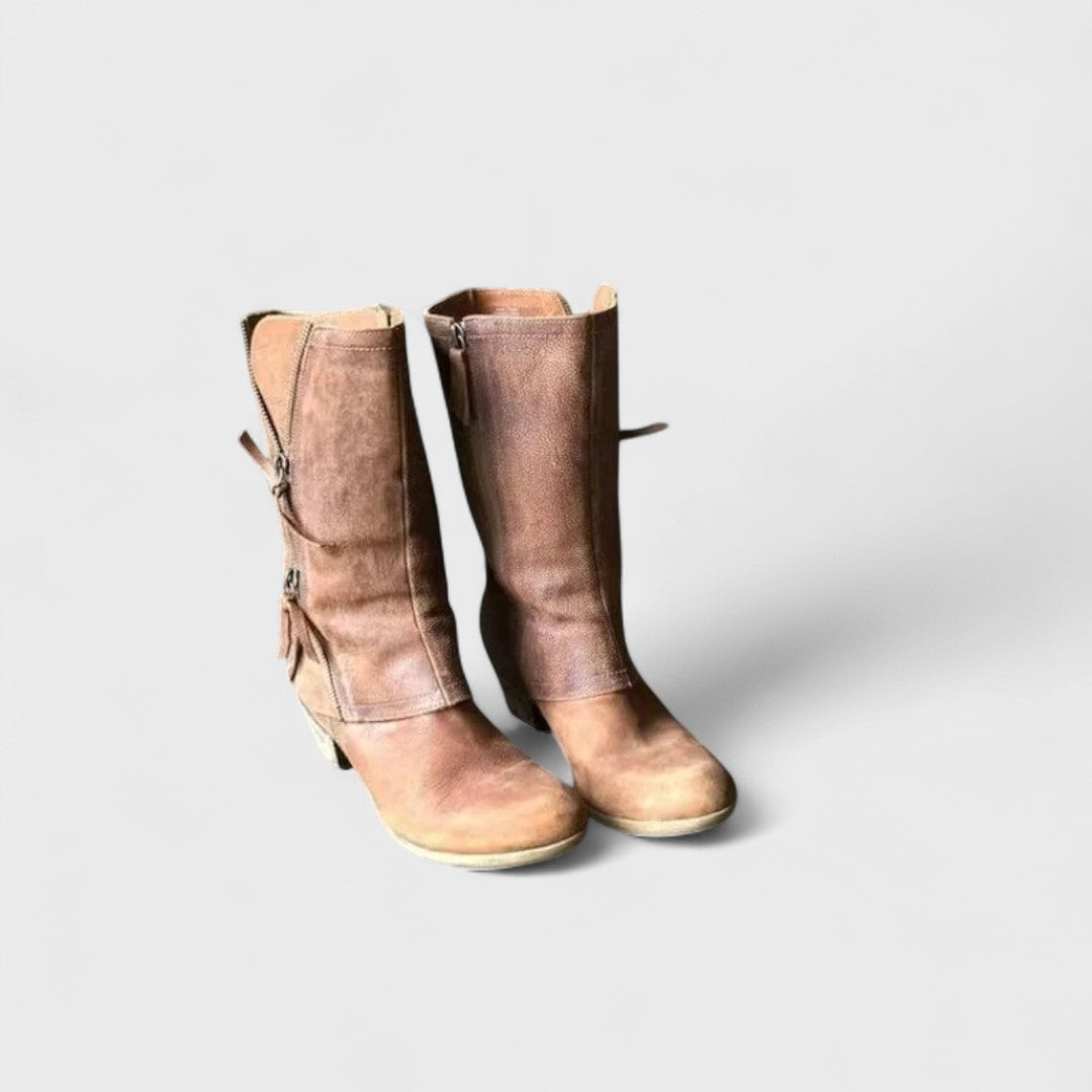 Alma | Vintage laarzen tot de kuiten