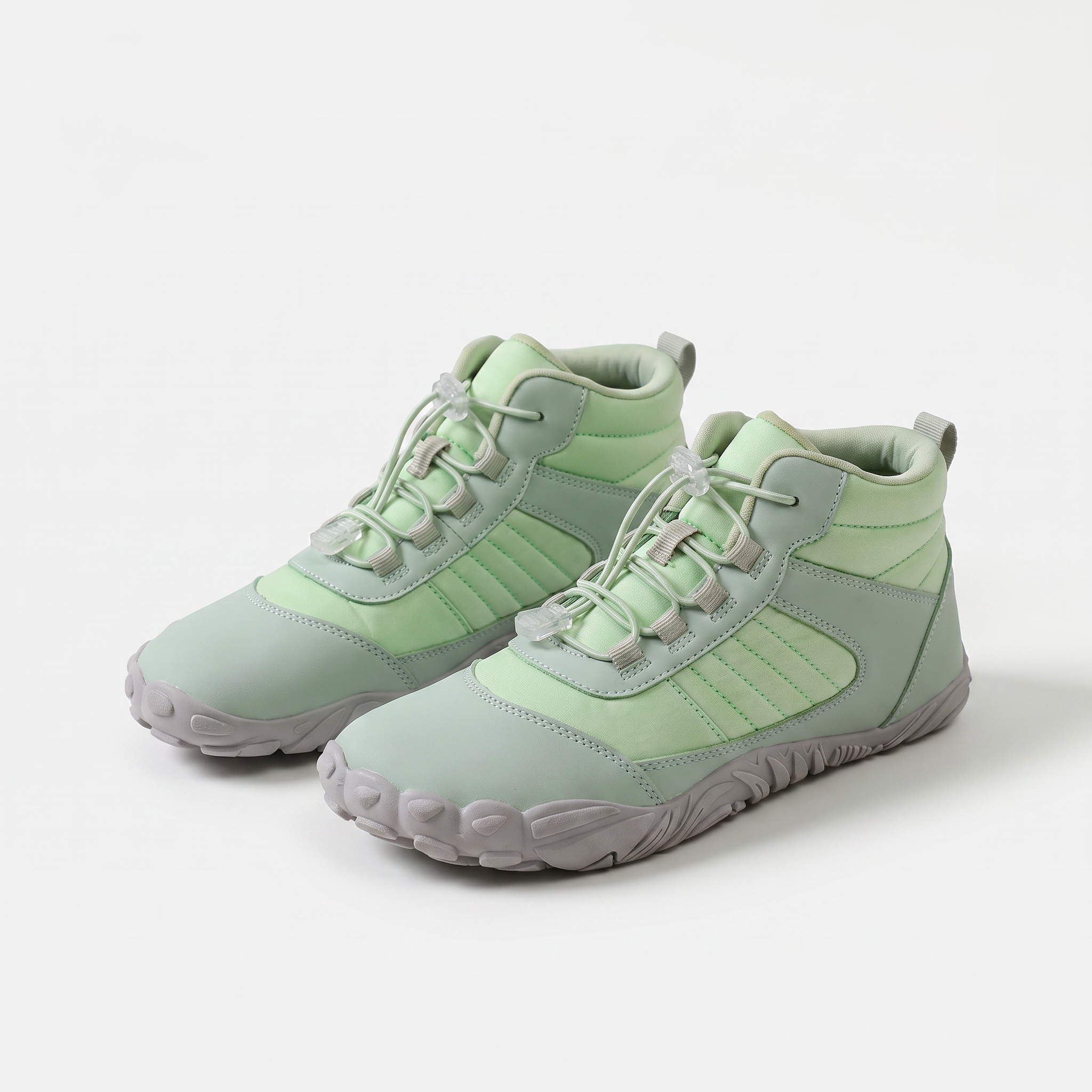 Sanne | Barefoot enkellaars zonder veters met brede teenbox