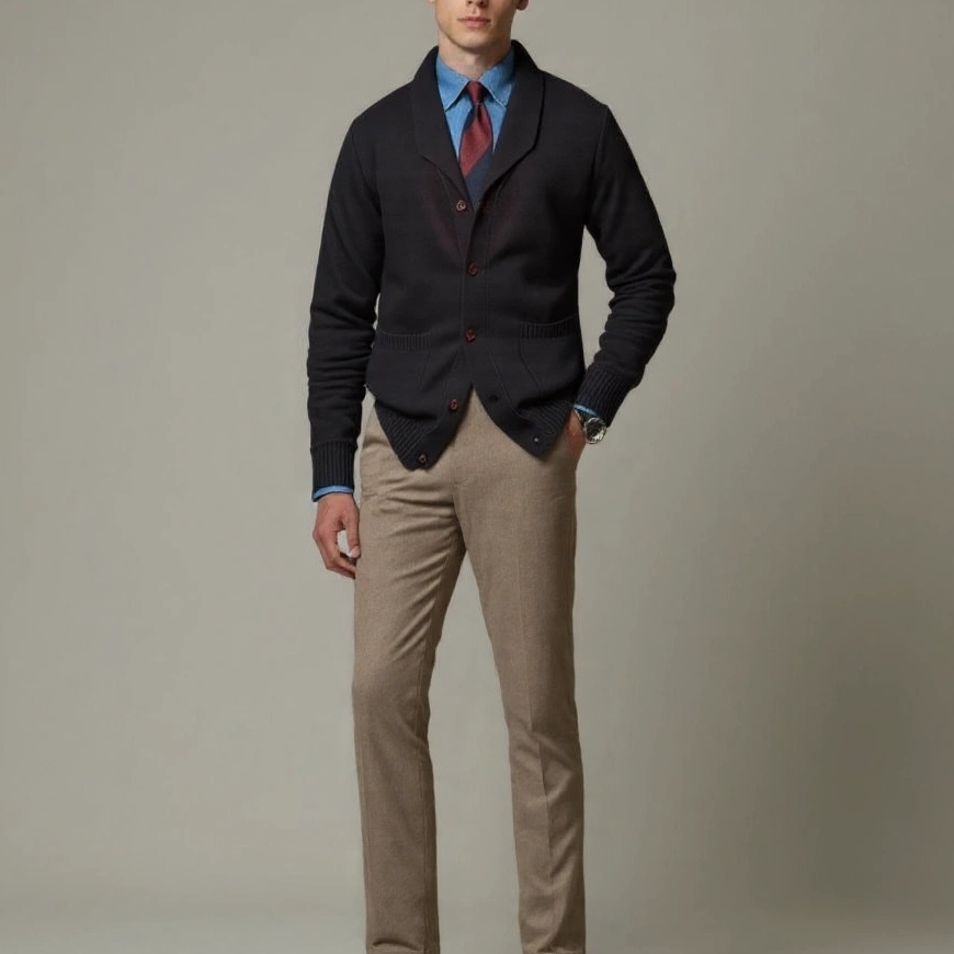 Ferdinand | Bordeauxrood vest met knopen