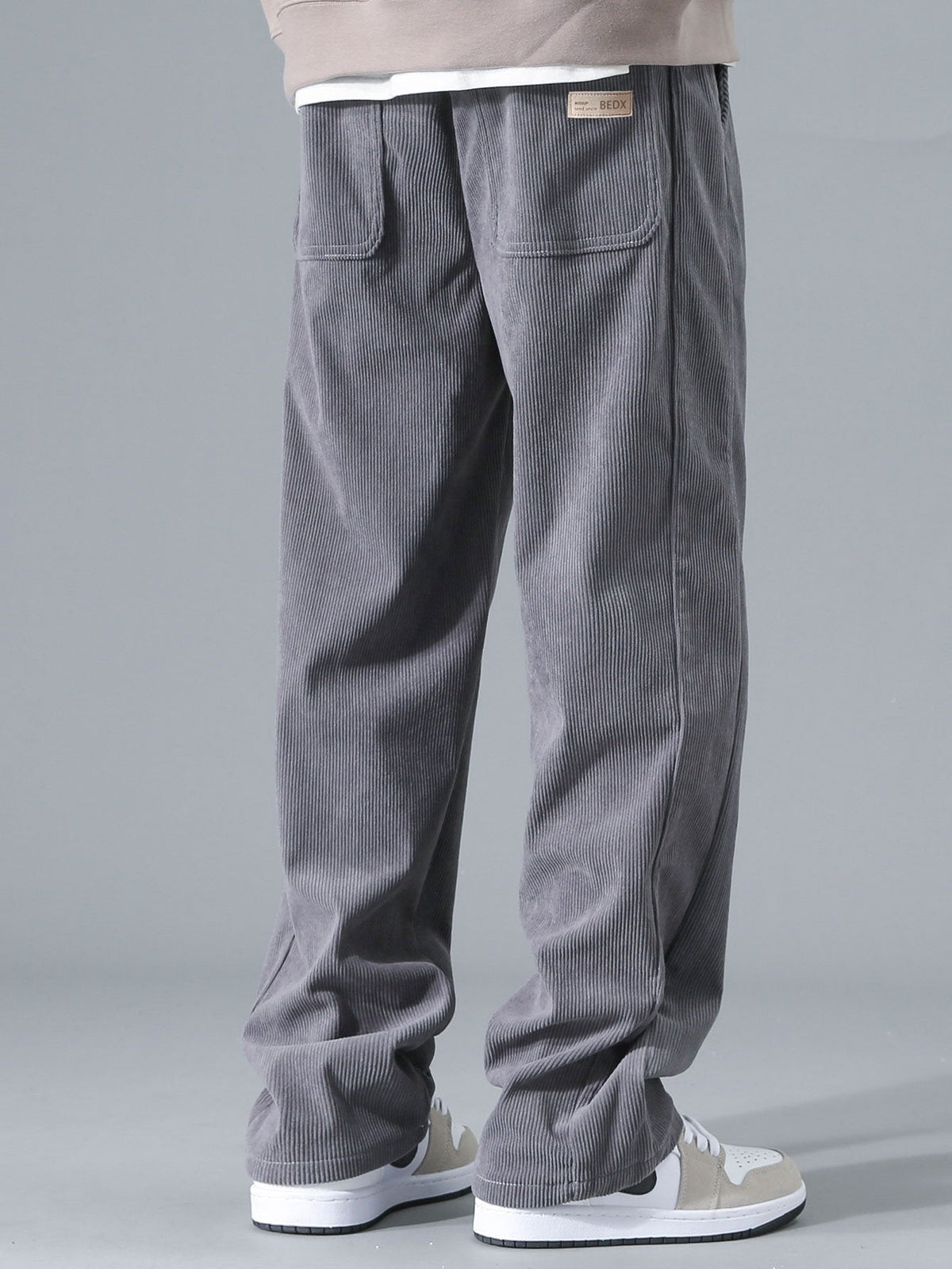 Stef | Rechte corduroy broek