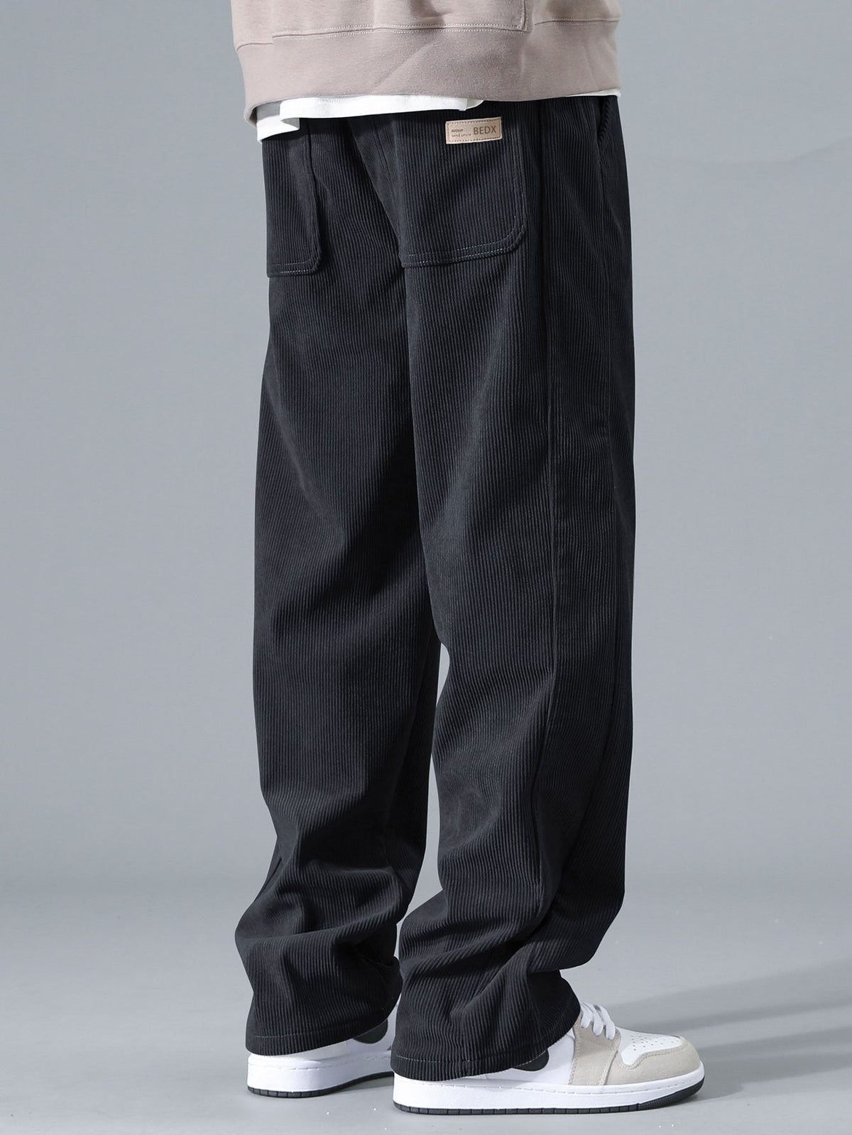Stef | Rechte corduroy broek