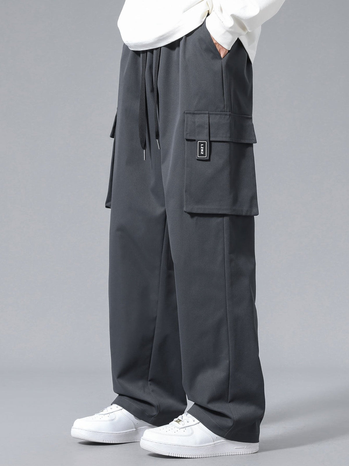 Stefan | Cargo broek met trekkoord