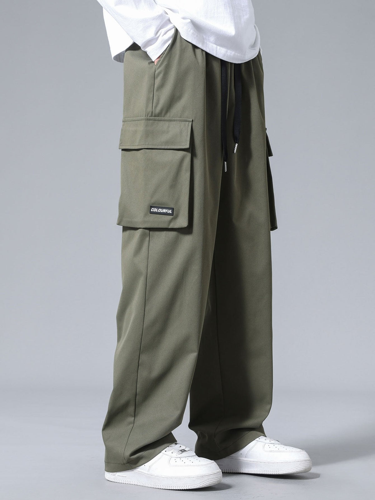 Stefan | Cargo broek met trekkoord