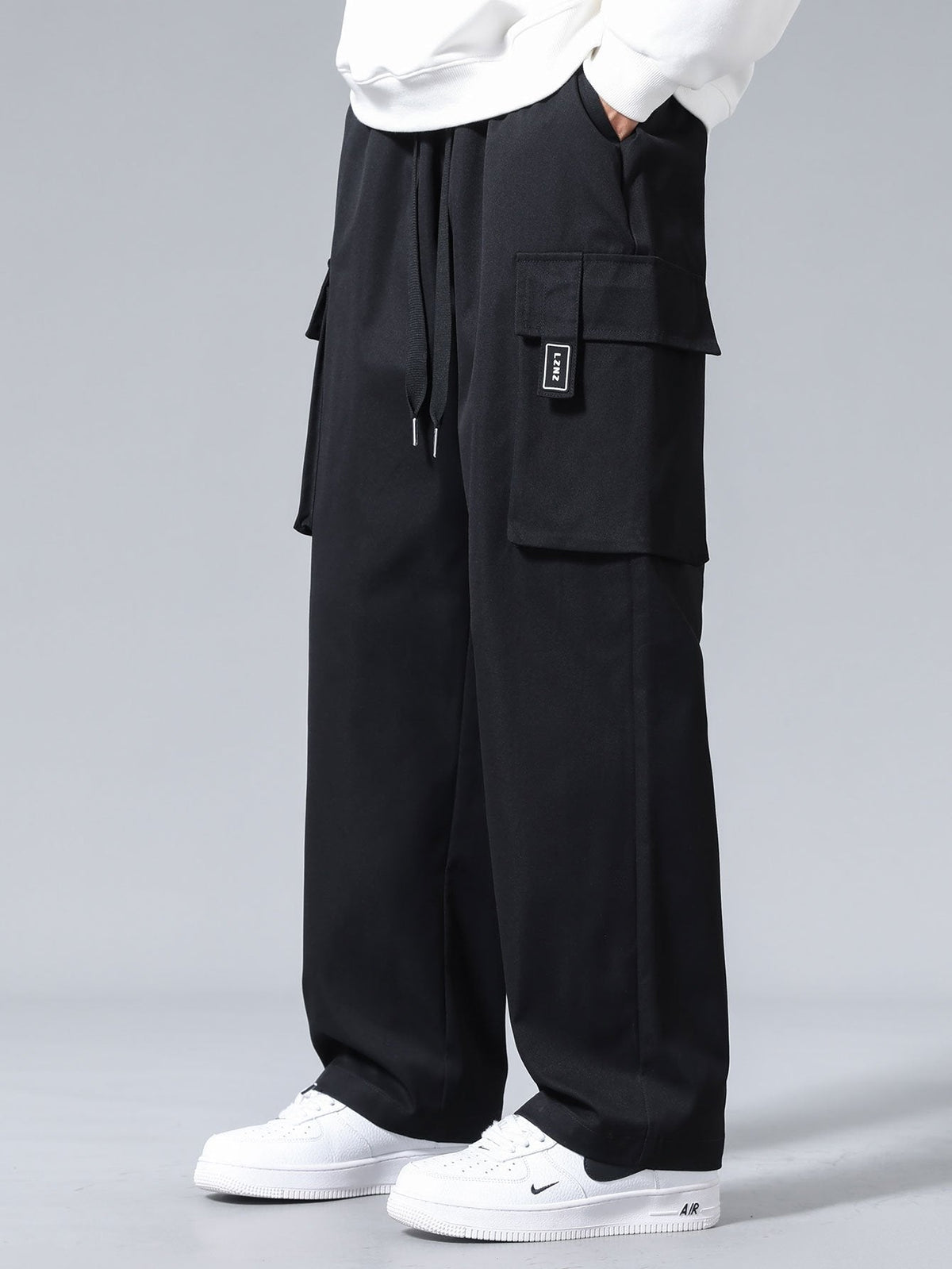 Stefan | Cargo broek met trekkoord