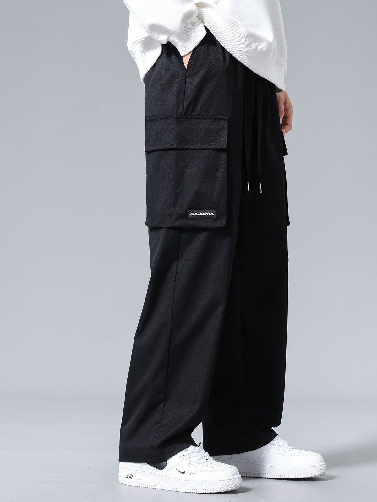 Stefan | Cargo broek met trekkoord