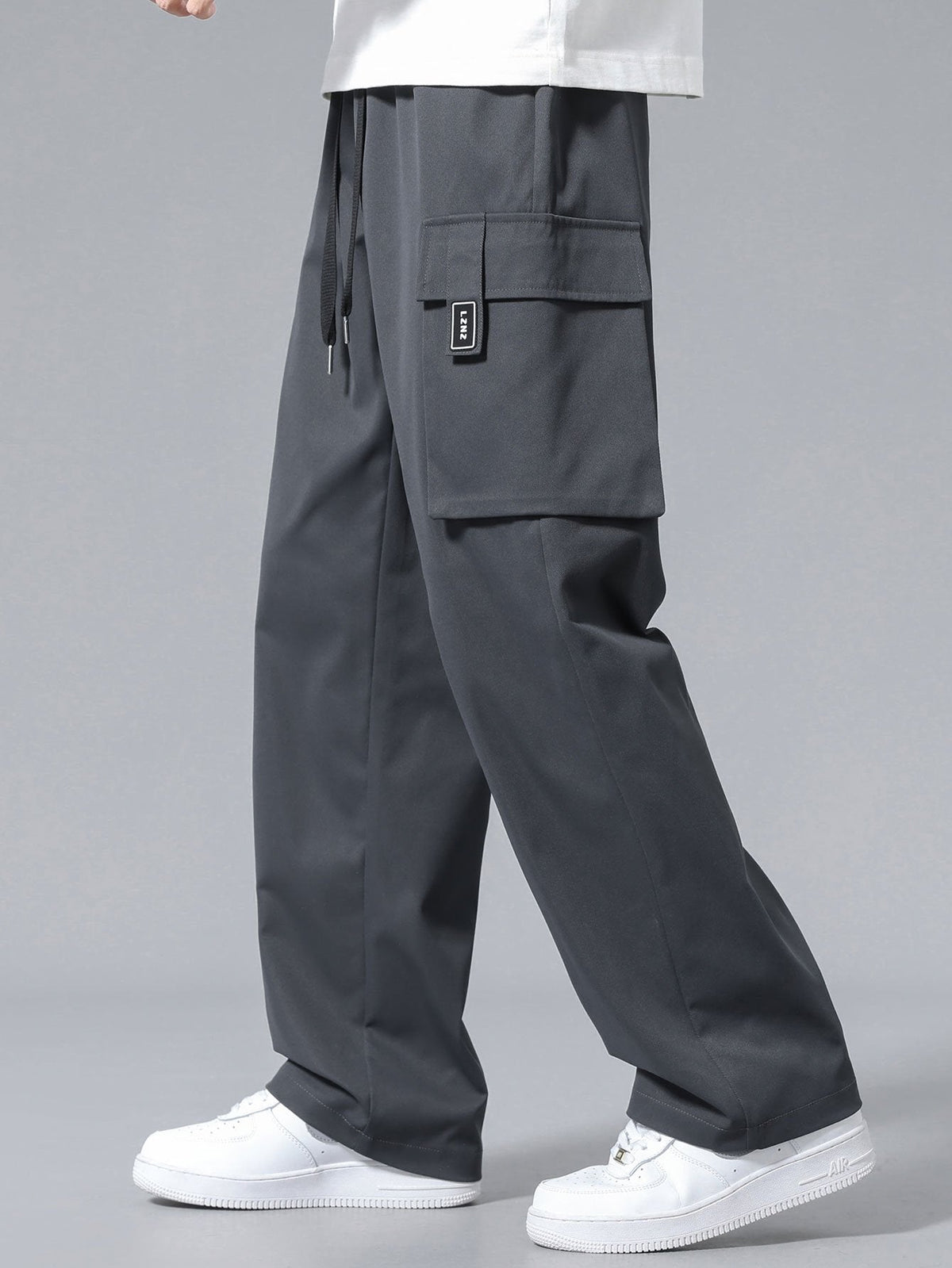 Stefan | Cargo broek met trekkoord