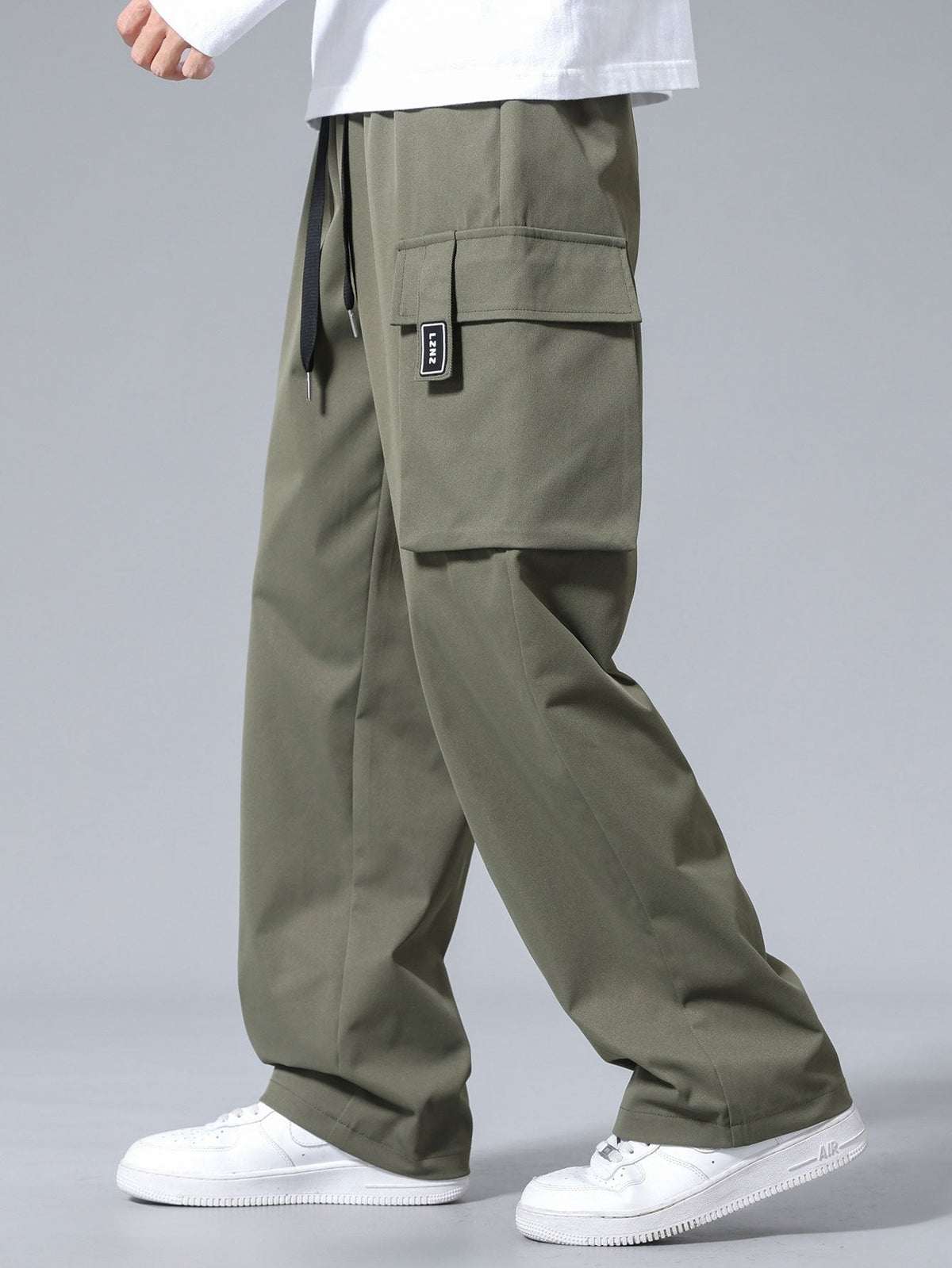 Stefan | Cargo broek met trekkoord