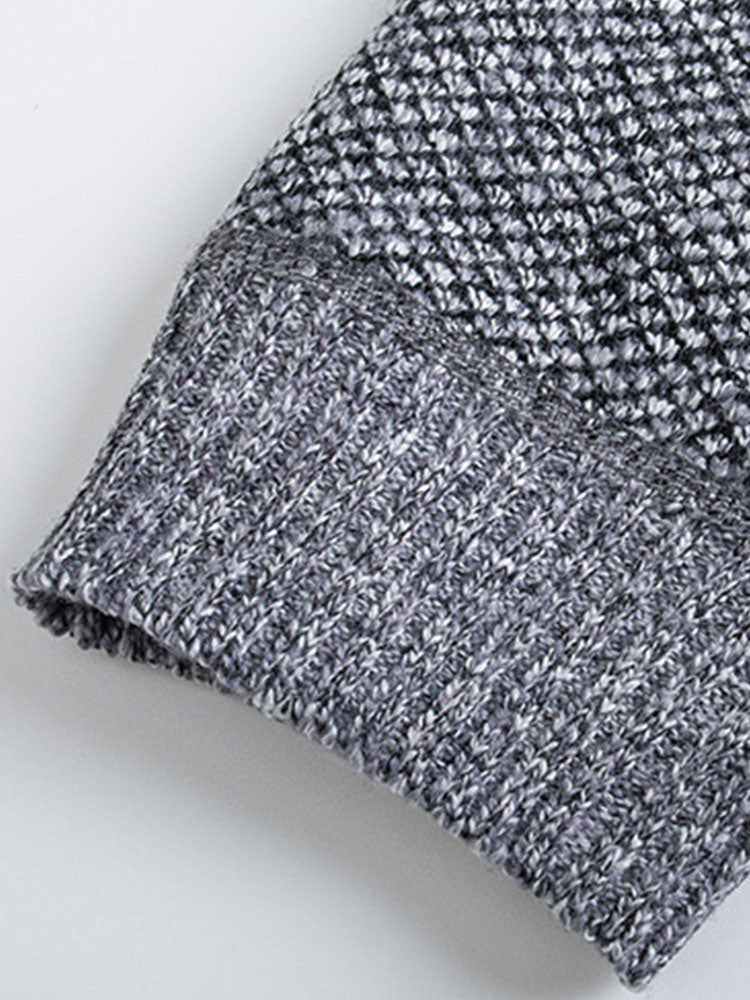Stefan | Trui met capuchon en rits in maat 2XL