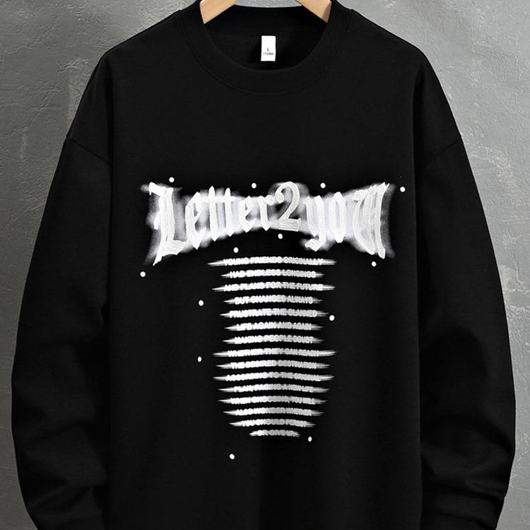 Stijn | Sweater met tekstopdruk