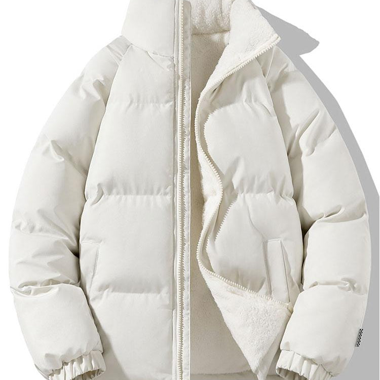 Sven | Puffer jas met teddyvoering