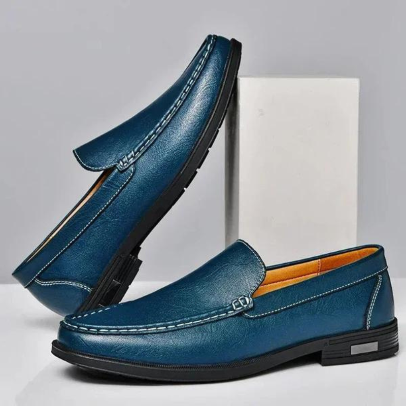 Teije | Leren loafers met klassieke lijn