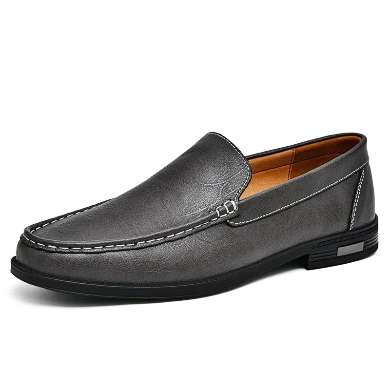 Teije | Leren loafers met klassieke lijn