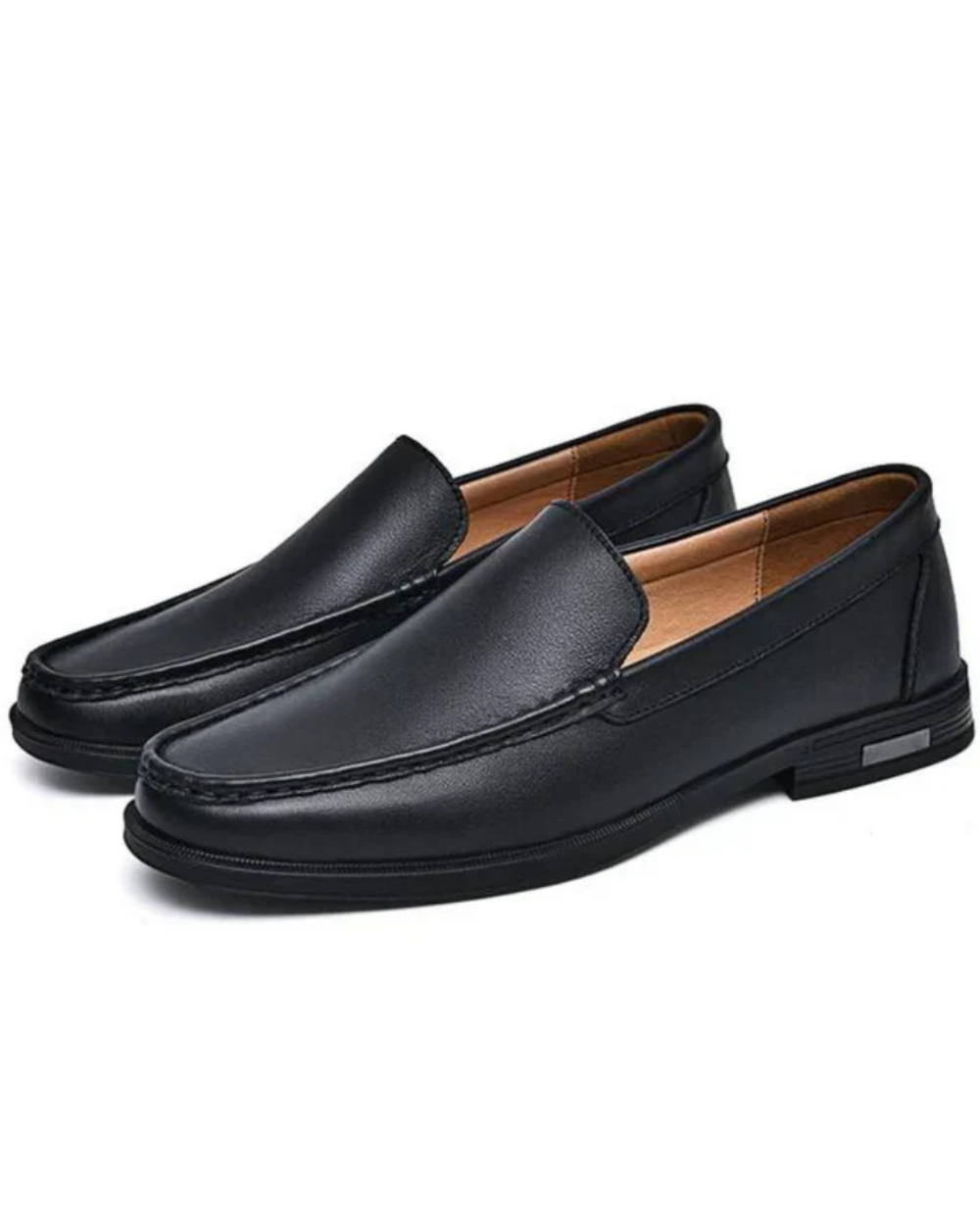 Teije | Leren loafers met klassieke lijn