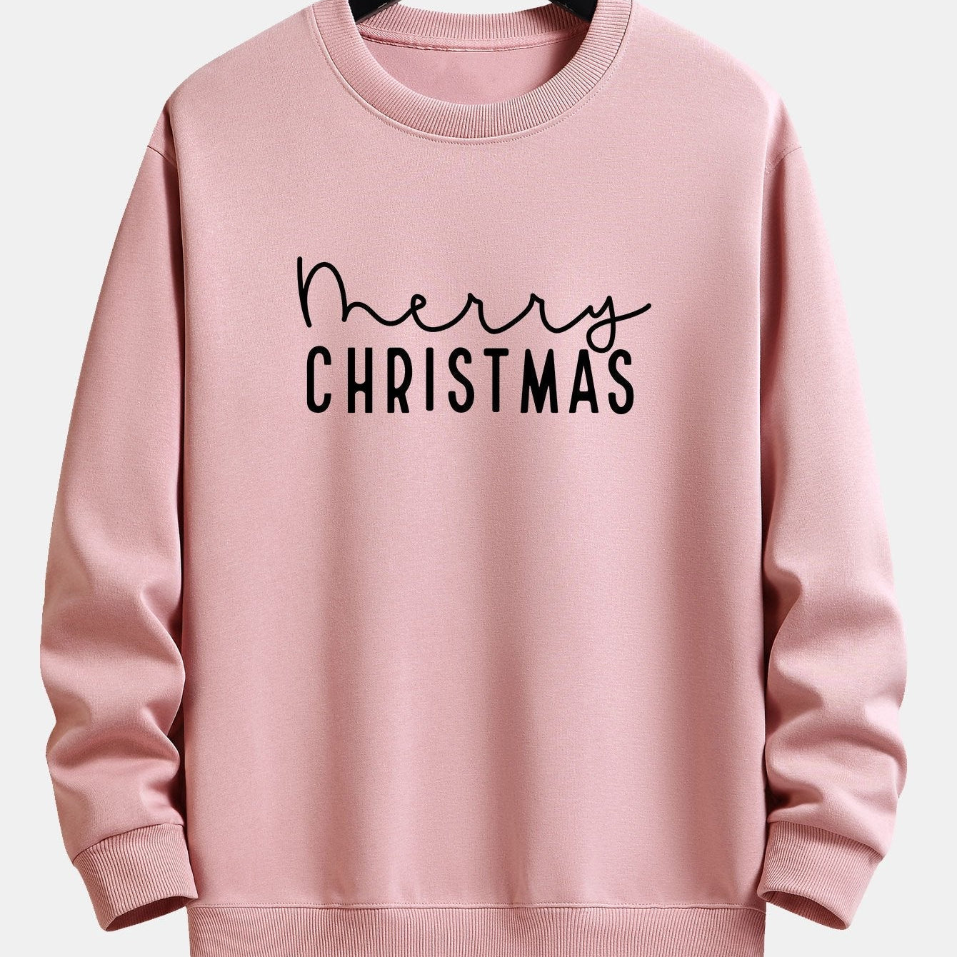 Teun | Kerstsweater met kerstgroetprint en relaxte pasvorm