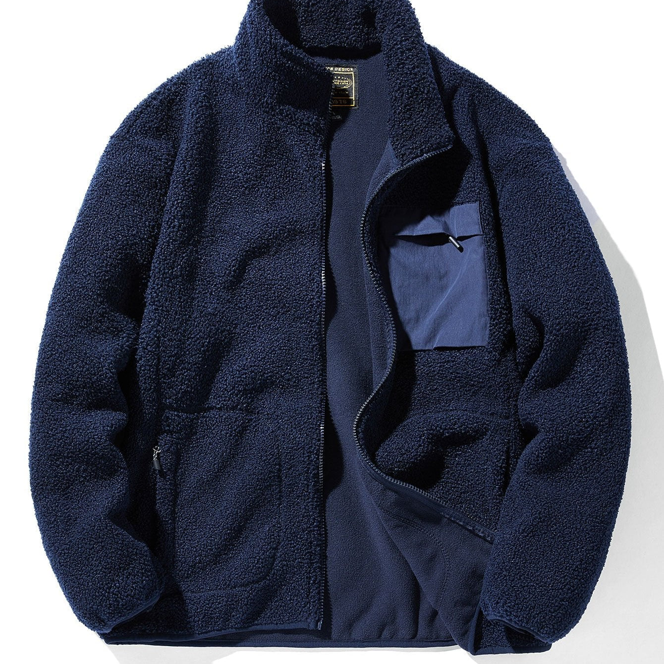 Teun | Teddyfleece jas met rits