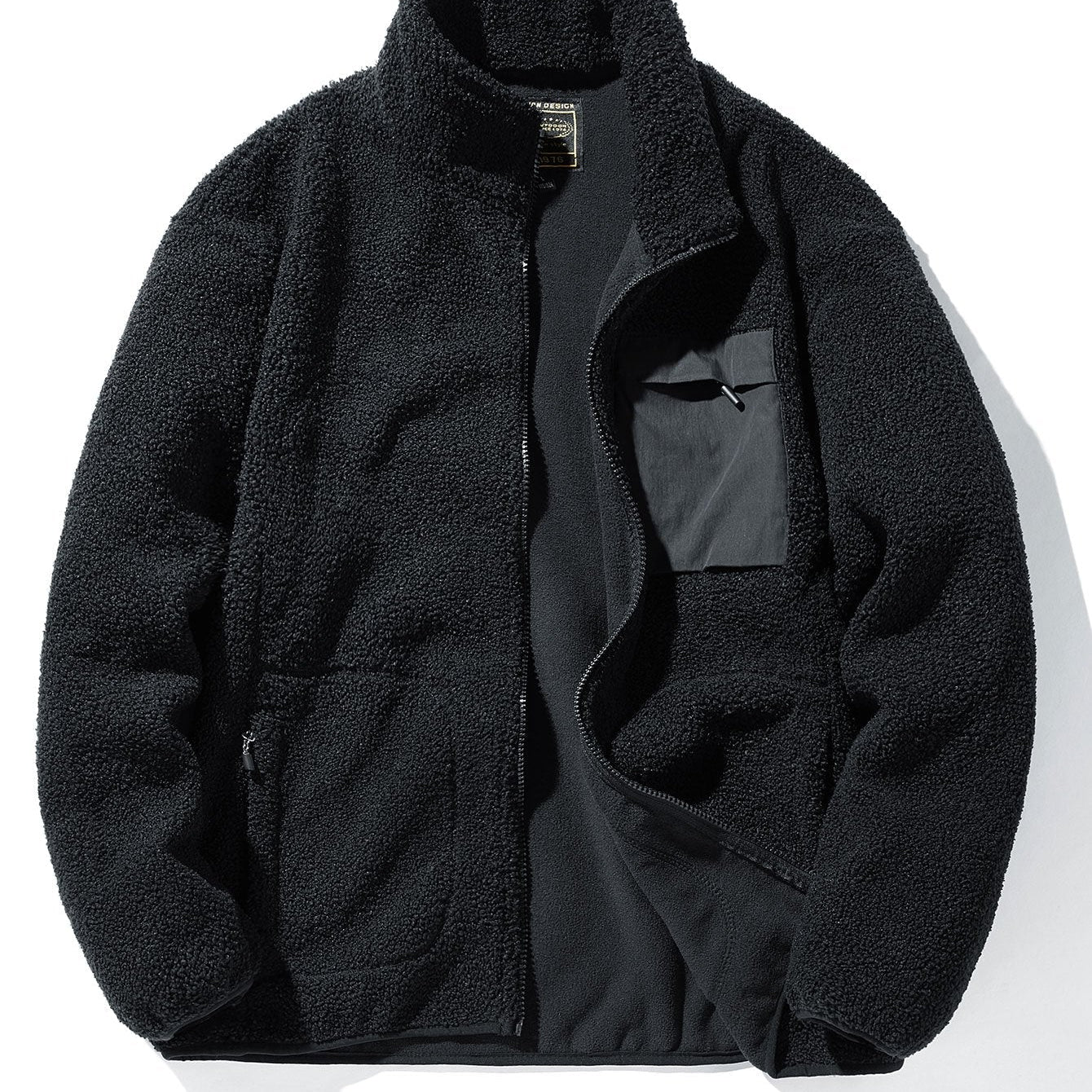 Teun | Teddyfleece jas met rits