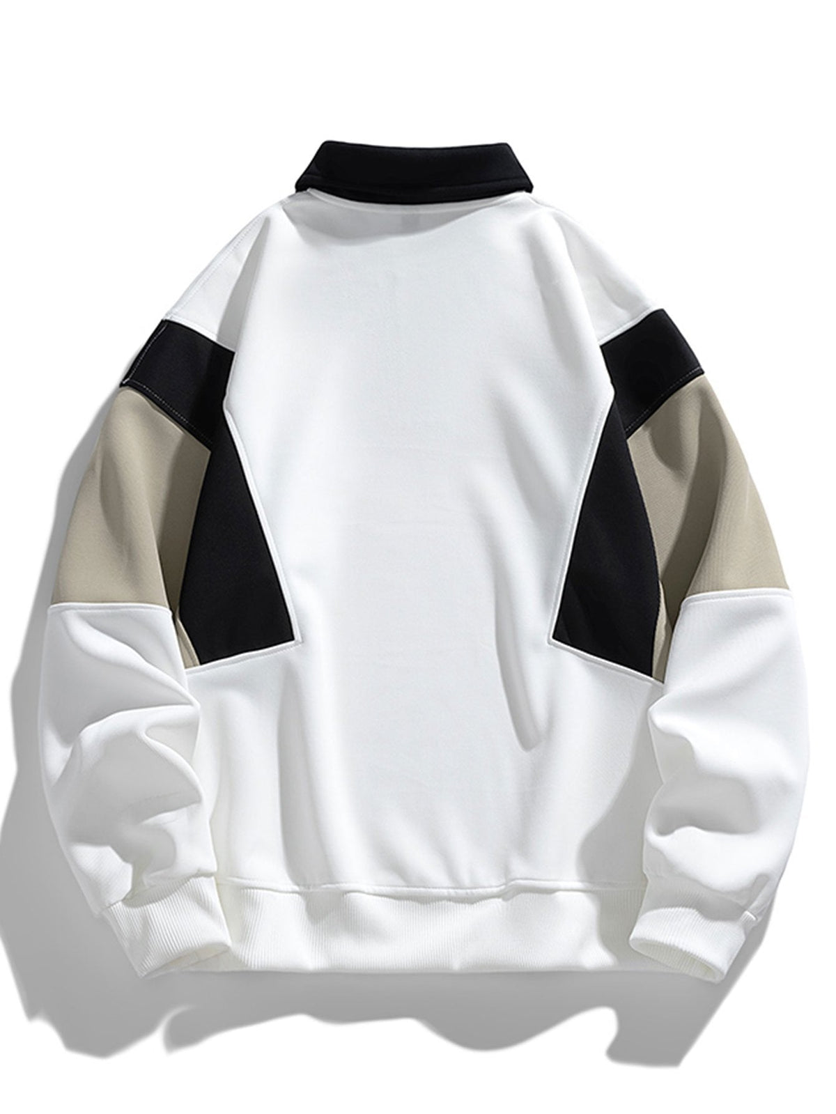 Thijs | Polosweater met kleurvlakken en relaxte pasvorm