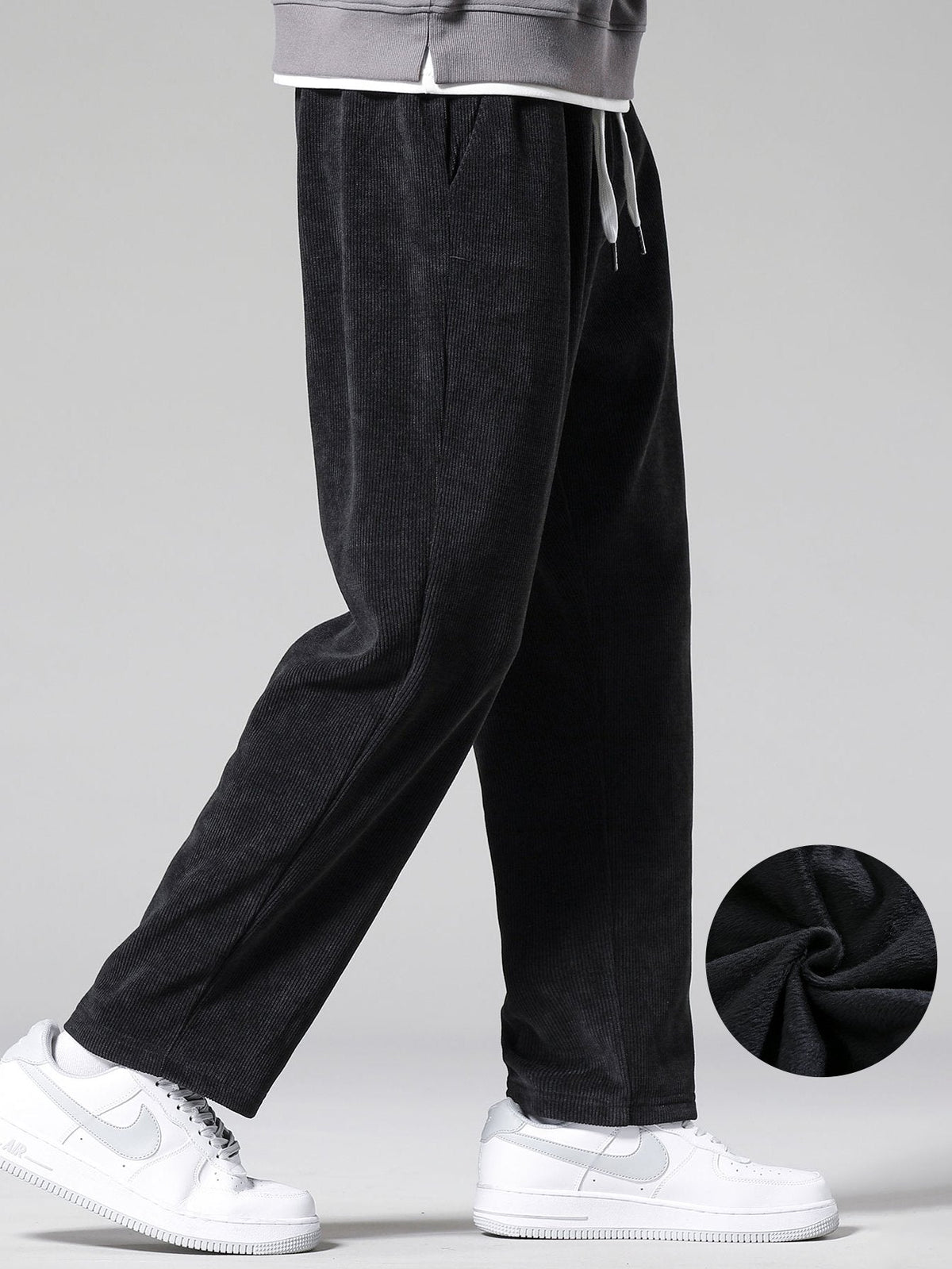 Thijs | Warm gevoerde corduroy broek