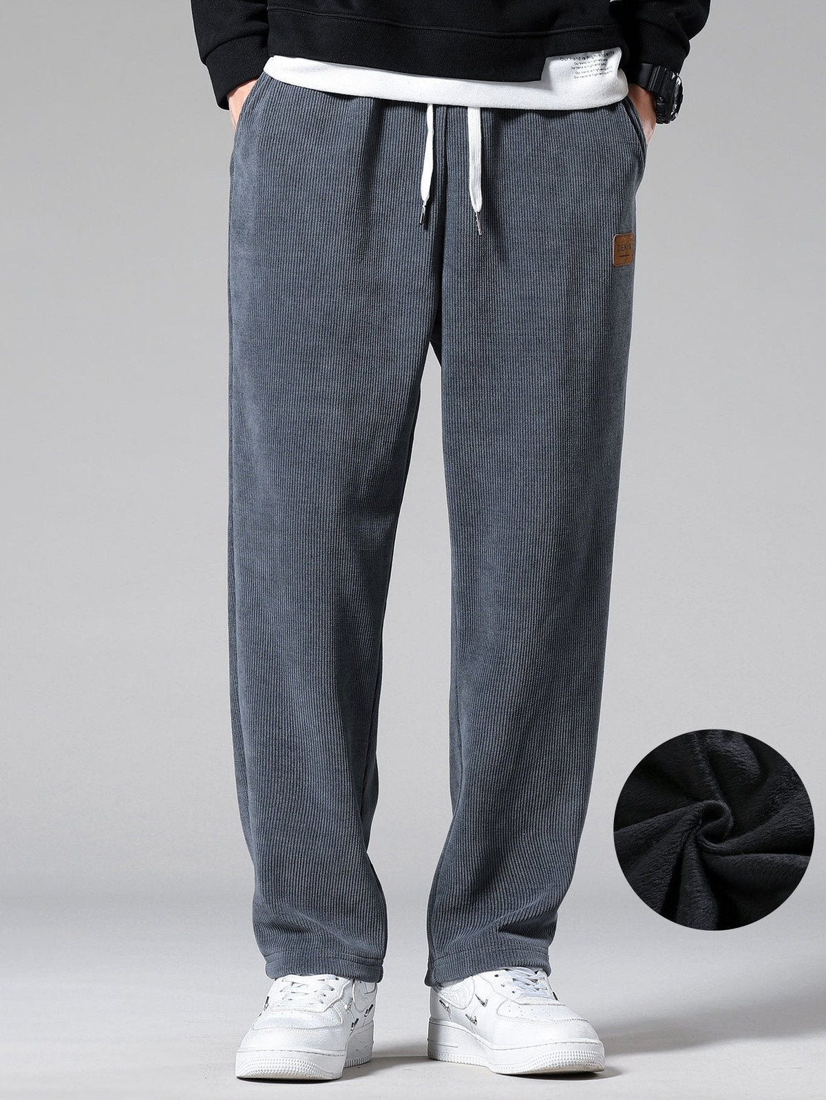 Thijs | Warm gevoerde corduroy broek