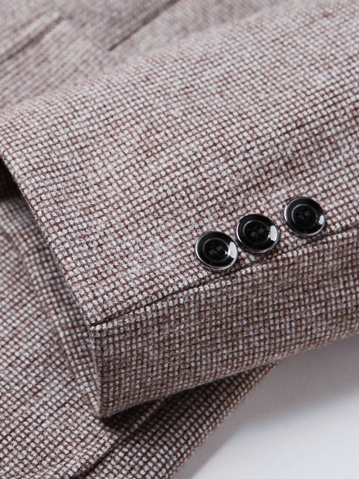 Ties | Blazer met fijne ruit in wollook
