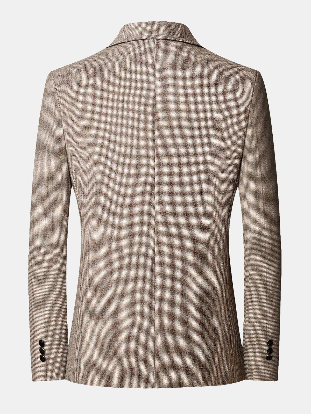 Ties | Blazer met fijne ruit in wollook