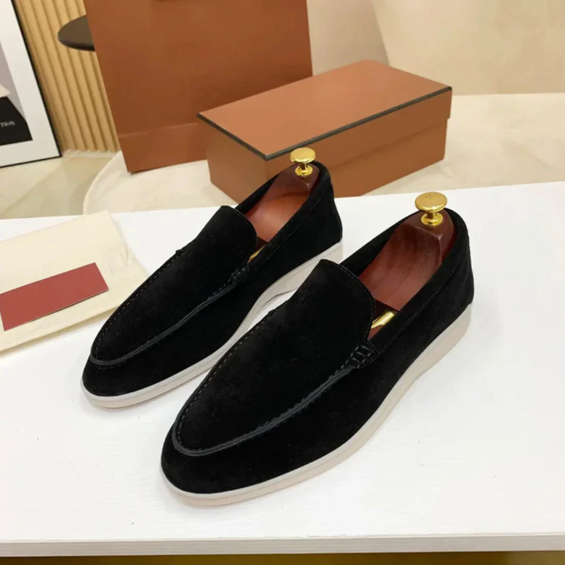 Ulco | Klassieke suède penny loafers