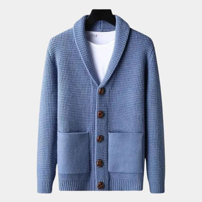 Watze | Beige vest met knopen
