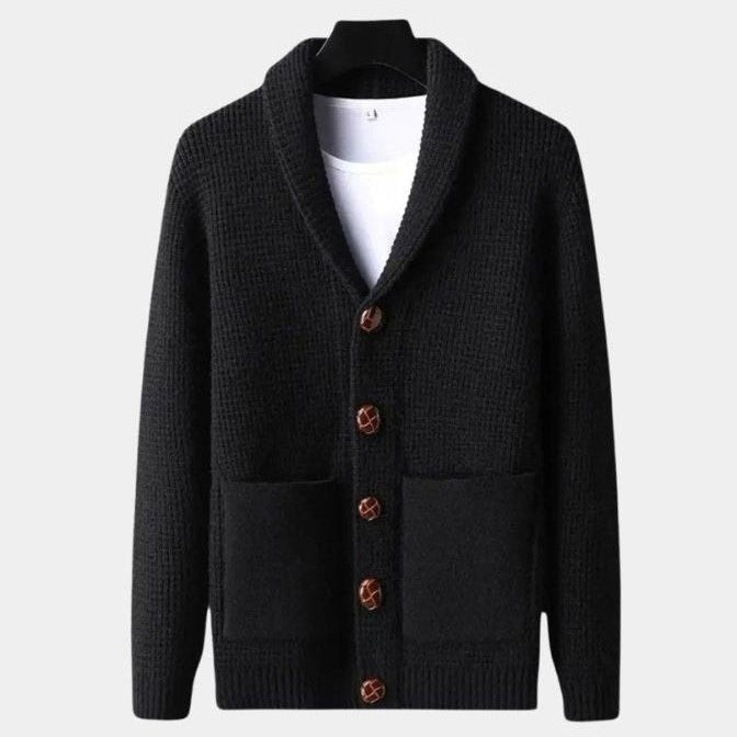 Watze | Beige vest met knopen