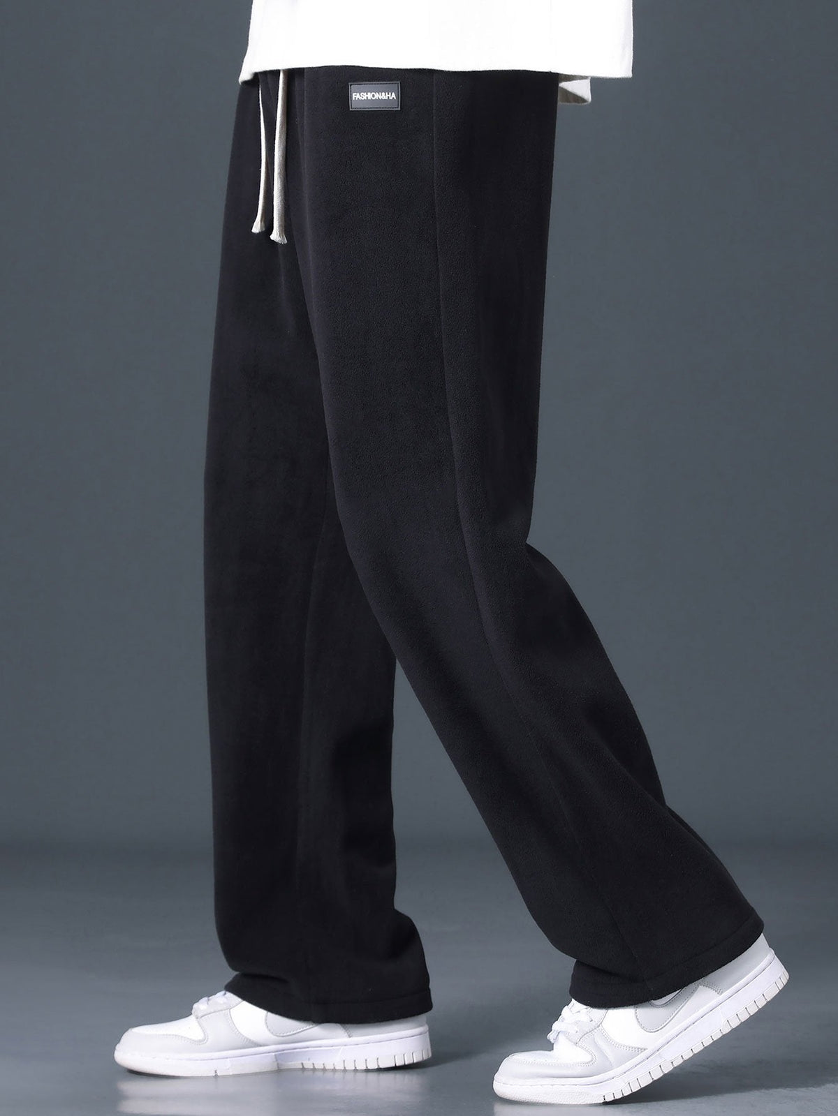 Vic | Straight leg polar fleece broek