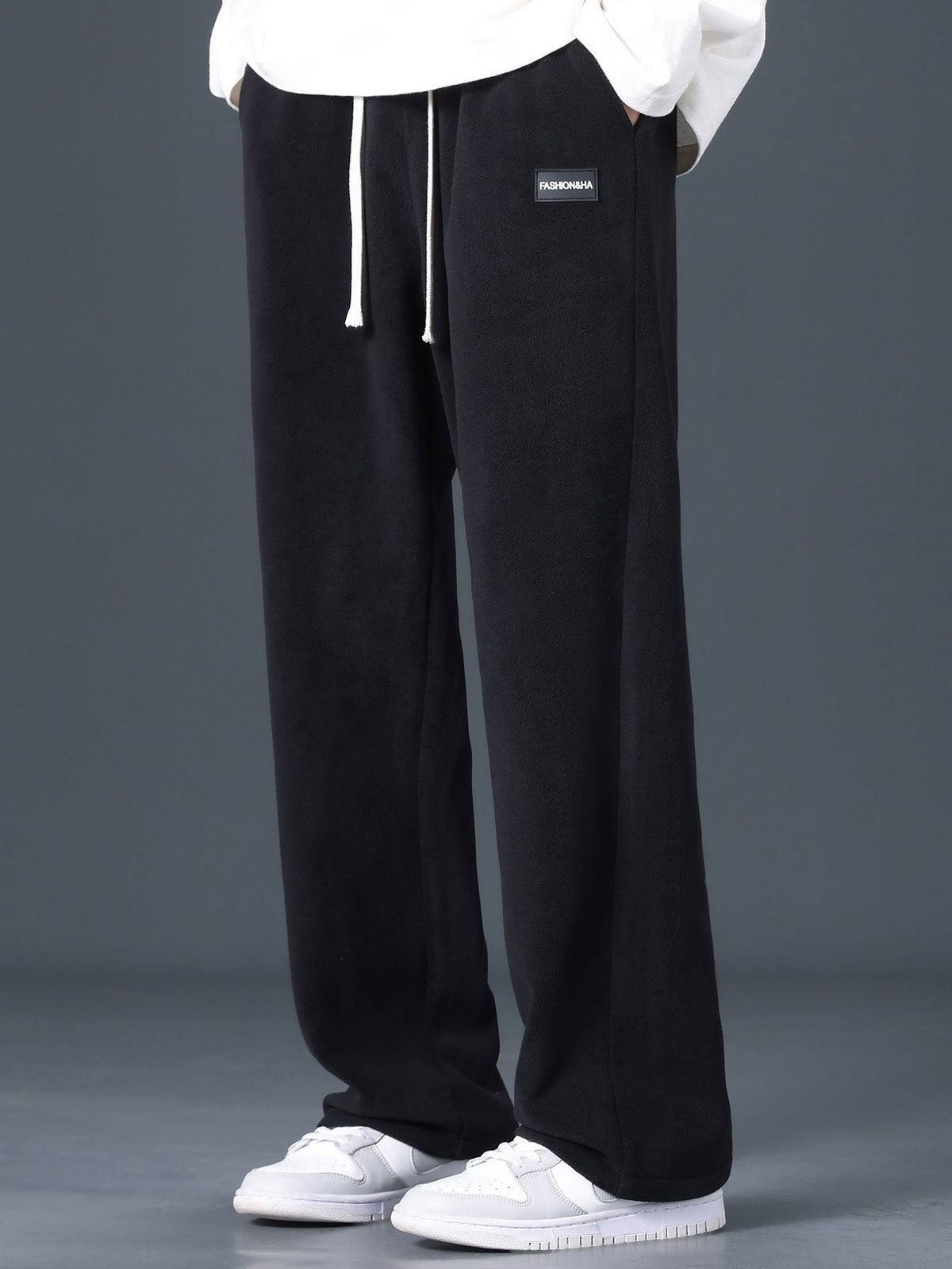 Vic | Straight leg polar fleece broek