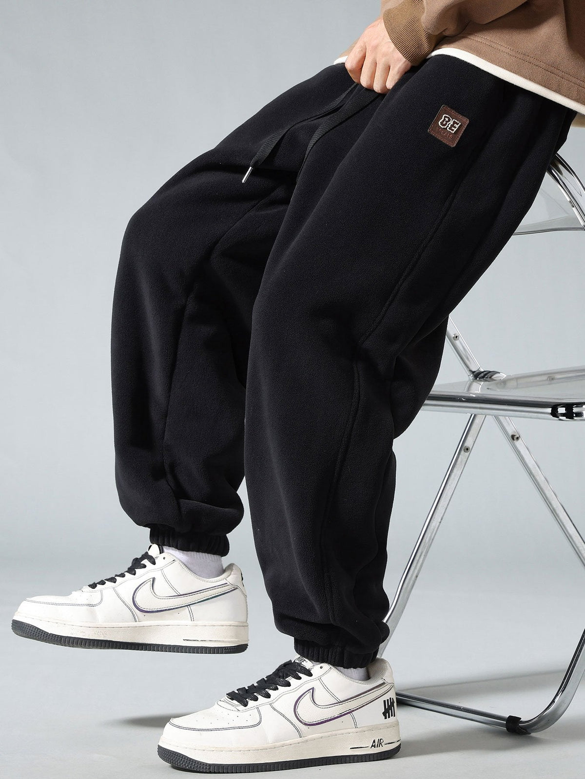 Ward | Polar fleece joggingbroek teddy voering