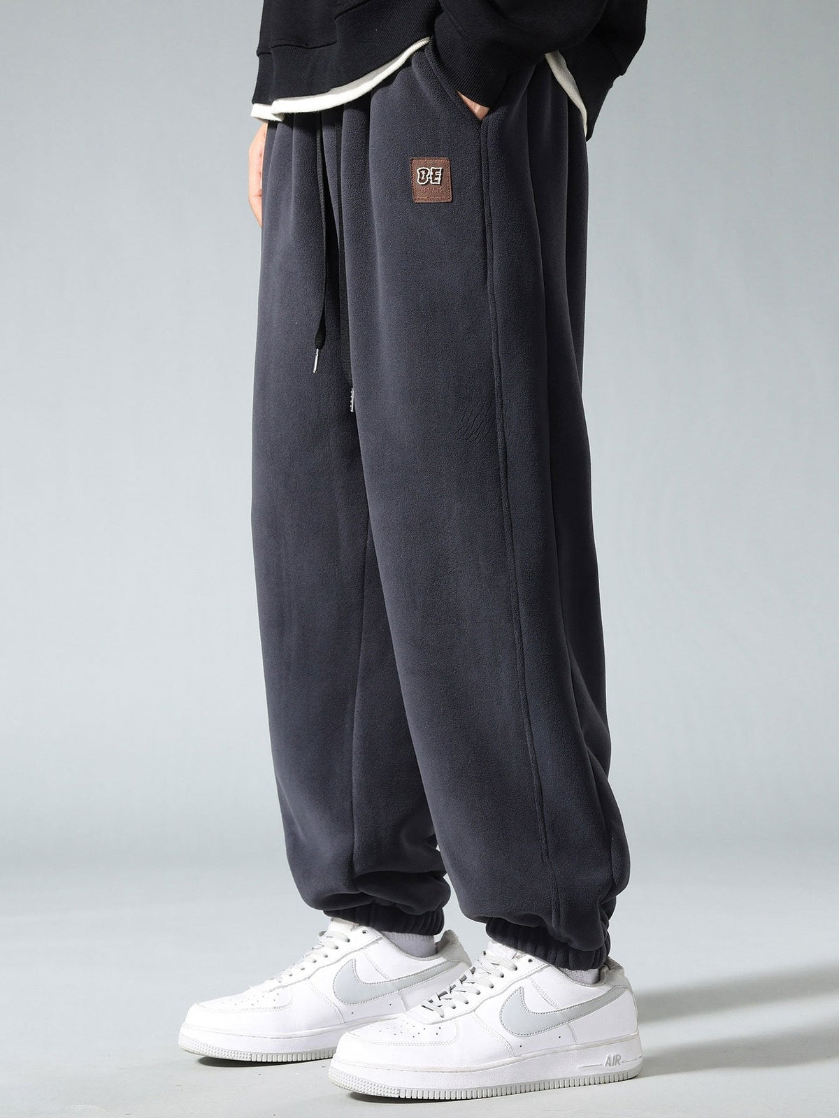 Ward | Polar fleece joggingbroek teddy voering