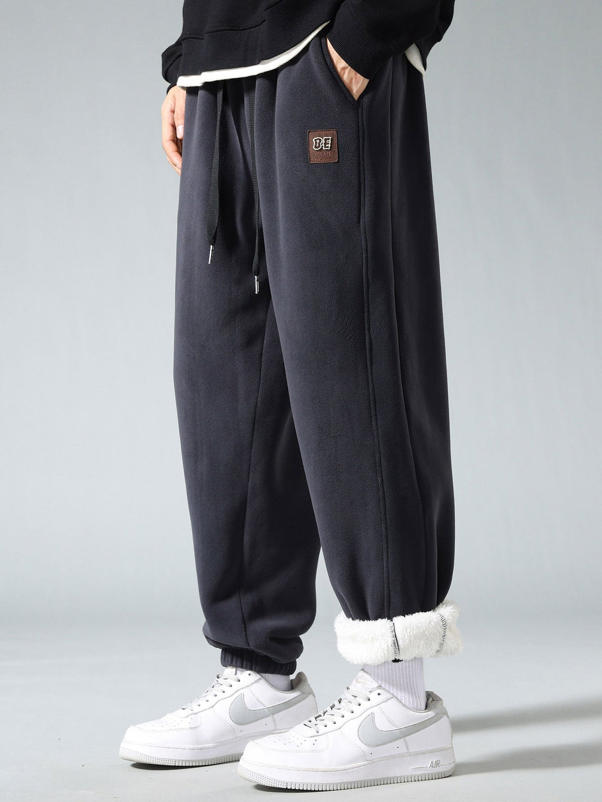 Ward | Polar fleece joggingbroek teddy voering