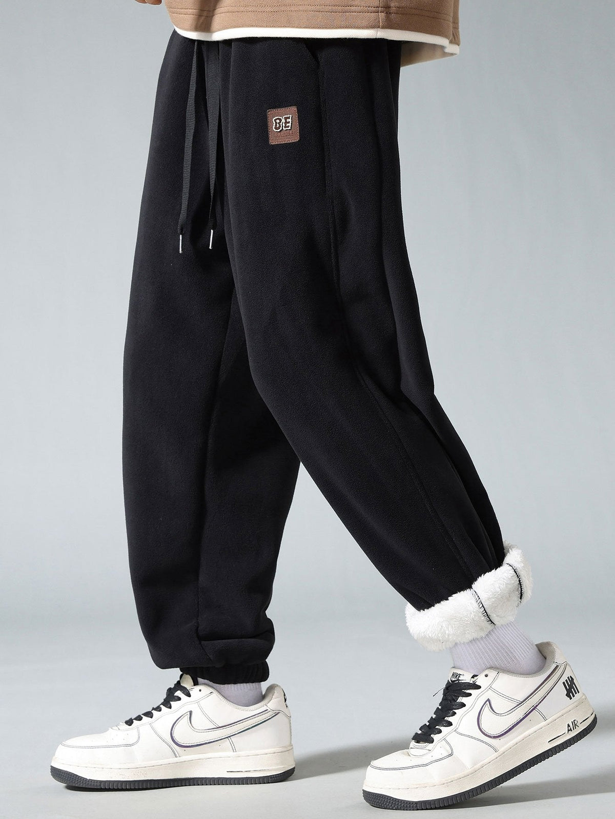 Ward | Polar fleece joggingbroek teddy voering