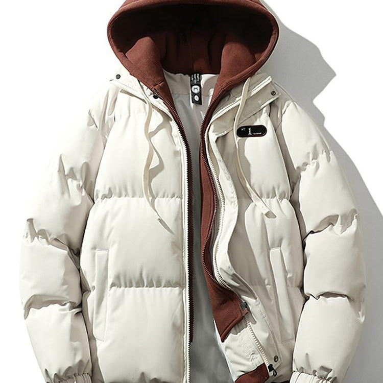 Wesley | Puffer jas met contrasterende capuchon