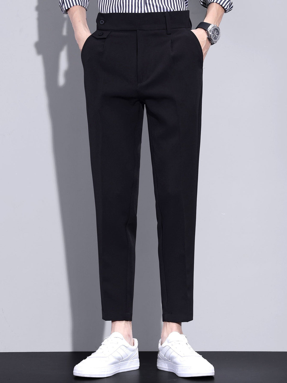 Wessel | Slim fit cropped pantalon