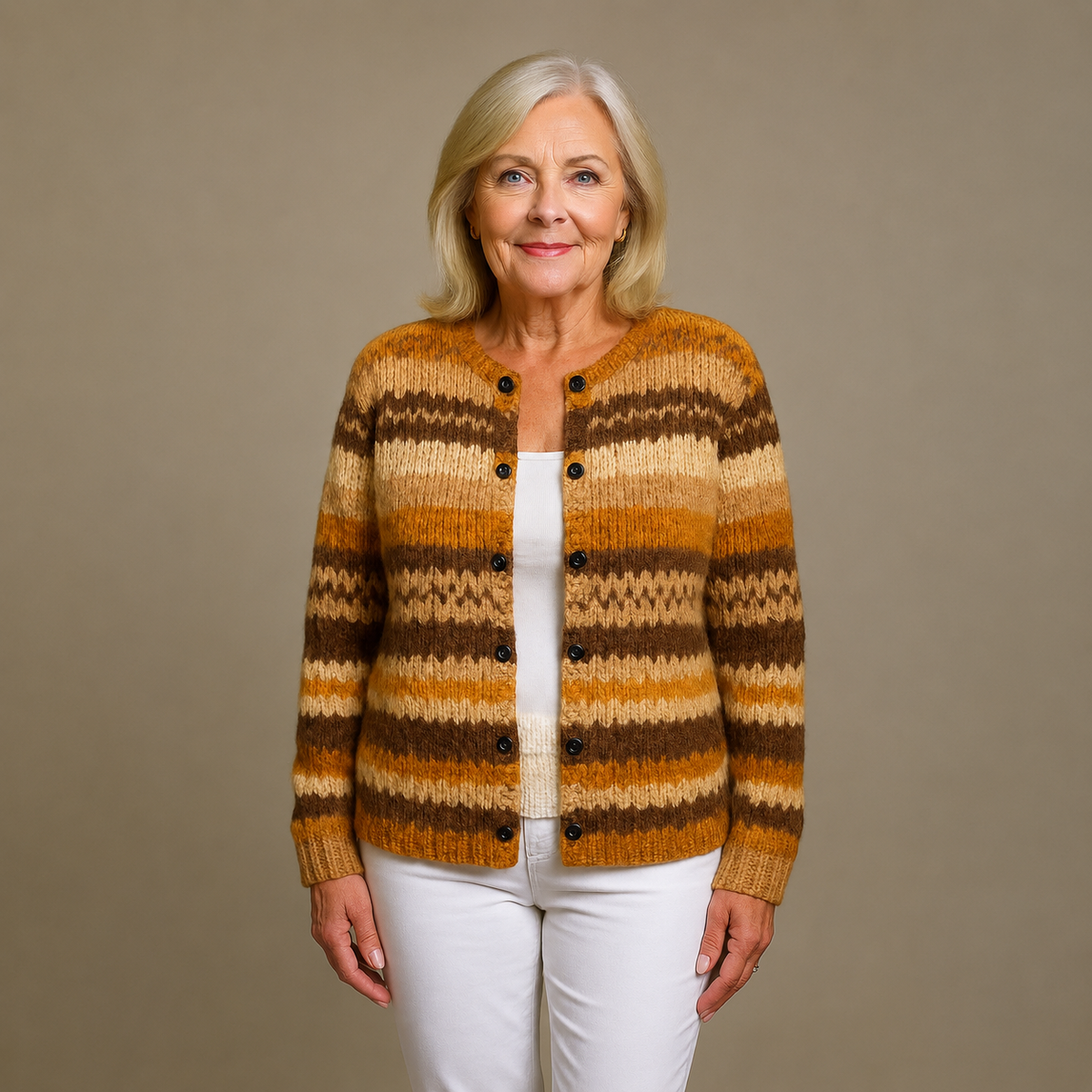 Wietske | Bruin vest