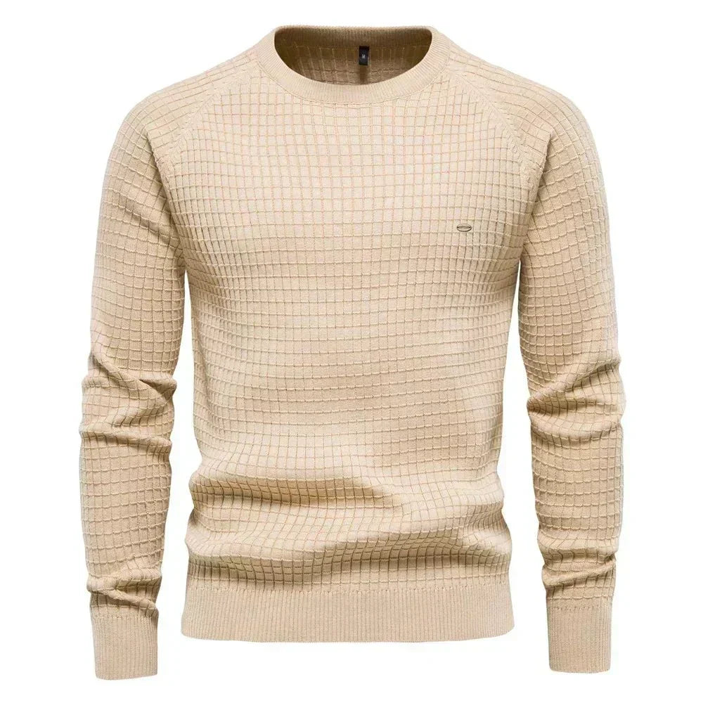 Willem | Elegante trui met ruitmotief