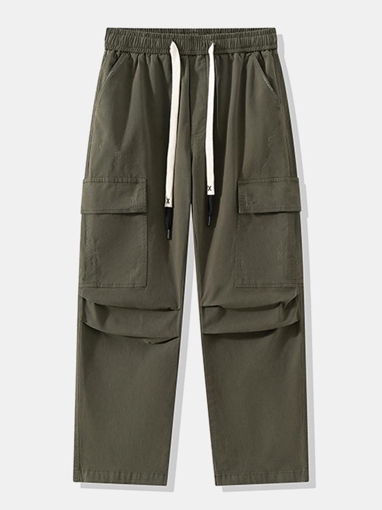 Wouter | Katoenen cargo broek