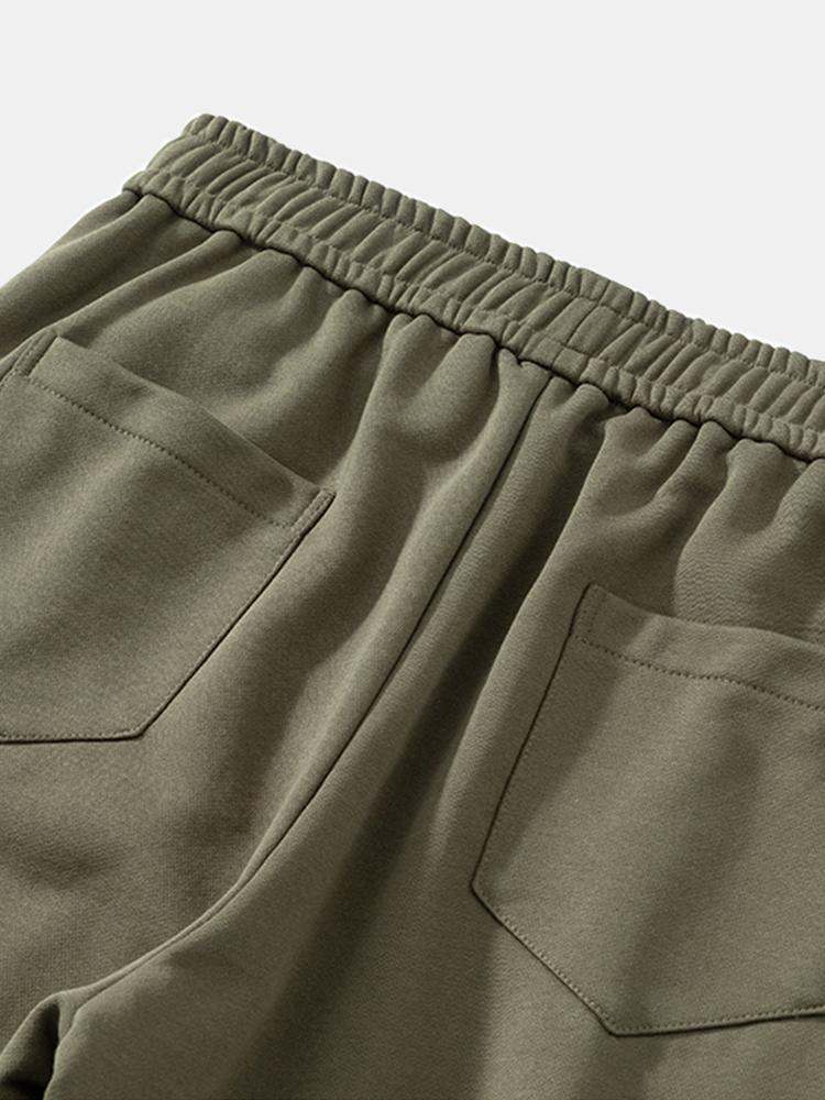 Xavier | Katoenen joggingbroek met trekkoord