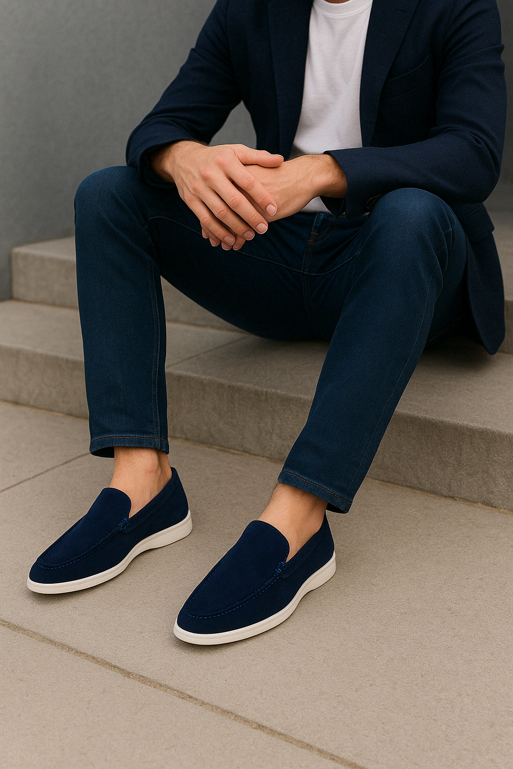 Xavier | Klassieke suède loafers