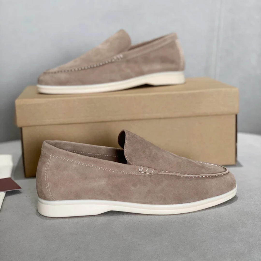 Xavier | Klassieke suède loafers